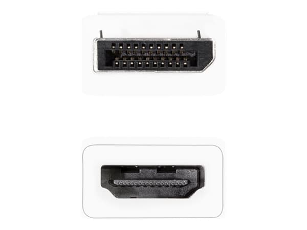 LogiLink - Video adapter - DisplayPort hann til HDMI hunn - hvit