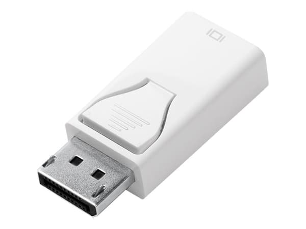 LogiLink - Video adapter - DisplayPort hann til HDMI hunn - hvit