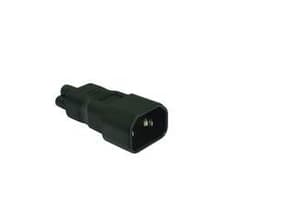 MicroConnect - Virtalähdesovitin - IEC 60320 C7 - IEC 60320 C14 - IEC 60320 C14