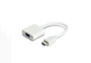 MicroConnect - Videomuuntaja - HDMI - VGA - hvid - hvid