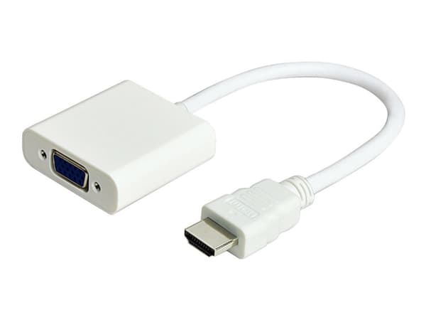 MicroConnect - Videomuuntaja - HDMI - VGA - hvid - hvid
