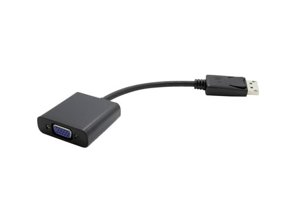 Value 12.99.3135, 150 m, VGA (D-Sub), DisplayPort, Hankoppling, Honkoppling, Svart