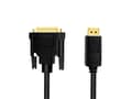 Miniatyrbild 5 av 5: LogiLink CV0133, 5 m, DisplayPort, DVI, Hanstik, Rakt
