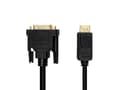 Miniatyrbild 2 av 5: LogiLink CV0133, 5 m, DisplayPort, DVI, Hanstik, Rakt