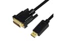 Miniatyrbild 1 av 5: LogiLink CV0133, 5 m, DisplayPort, DVI, Hanstik, Rakt