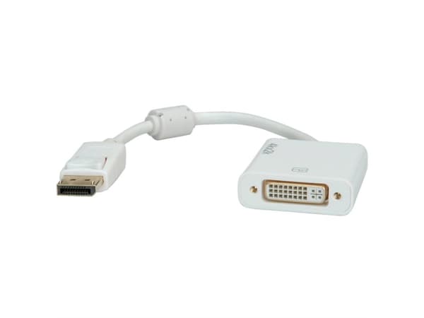 ROLINE 12.03.3136, 0,15 m, DisplayPort, DVI-D, Hankjønn, Hunkjønn, 3840 x 2160