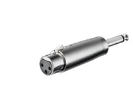 MicroConnect - Audioadapter - monojakk hann til XLR3 hunn