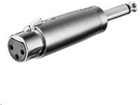 MicroConnect - Audioadapter - monojakk hann til XLR3 hunn