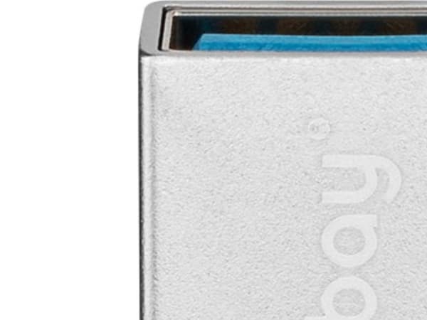 Goobay 56620, USB C, USB A, Sølv