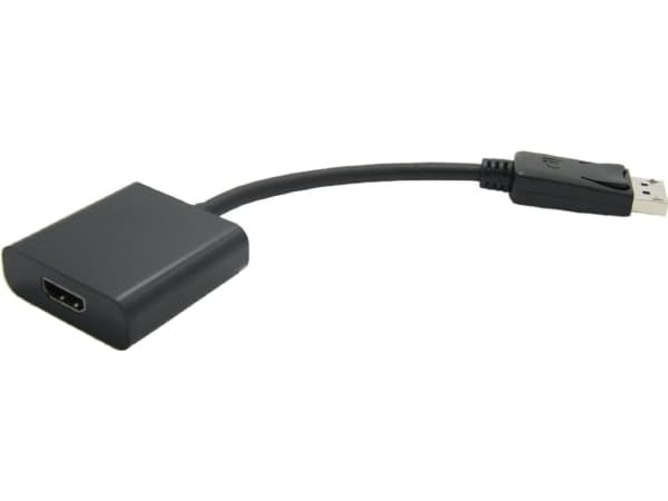 Value 12.99.3134, 150 m, DisplayPort, HDMI Typ A (standard), Hankoppling, Honkoppling, Svart