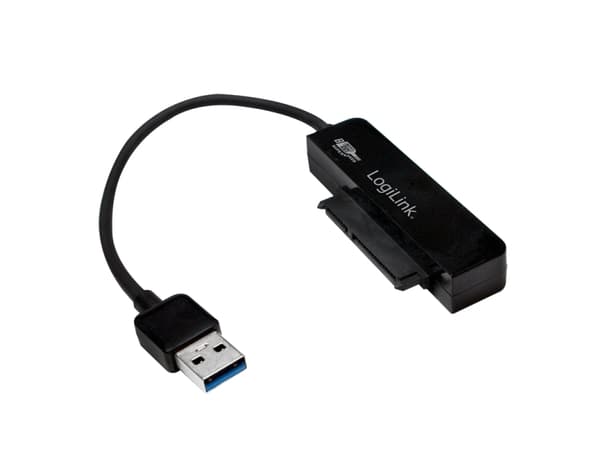 LogiLink USB3.0- till SATA-adapter - Lagringsenhet - SATA 3Gb/s - USB 3.0