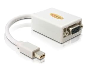 Delock - VGA-adapter - Mini DisplayPort (hann) til HD-15 (VGA) (hunn) - 18 cm