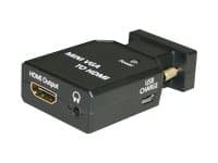 MicroConnect Mini VGA til HDMI Converter - Video transformator - VGA - HDMI