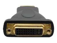 Kramer AD-DF/HM - Video adapter - HDMI hann til DVI hunn - svart