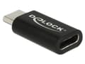 Miniatyrbild 2 av 3: DeLOCK - USB-adapter - USB-C (han) til USB-C (hun) - USB 3.1 Gen 2 - sort