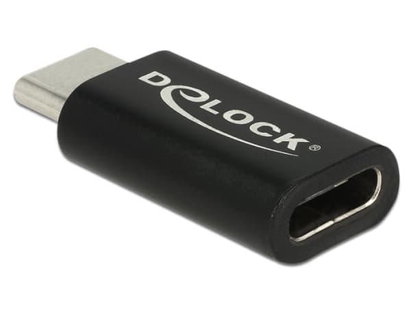 DeLOCK - USB-adapter - USB-C (han) til USB-C (hun) - USB 3.1 Gen 2 - sort