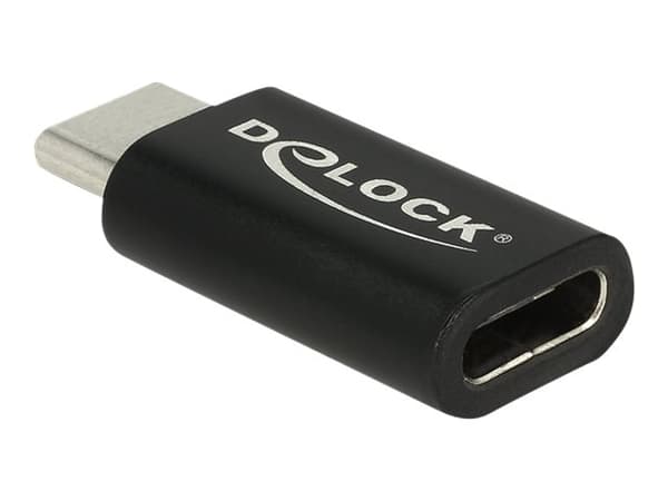 DeLOCK - USB-adapter - USB-C (han) til USB-C (hun) - USB 3.1 Gen 2 - sort