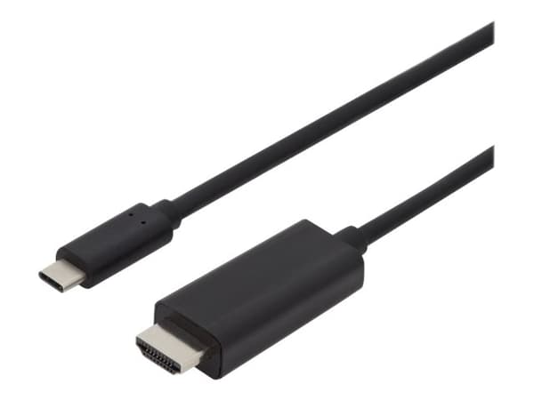 DIGITUS - Adapterkabel - 24 pin USB-C hane till HDMI hane - 5 m - stöd för 4K
