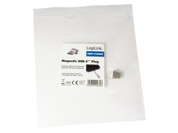 LogiLink - USB-adapter - 24 pin USB-C (hann) magnetisk
