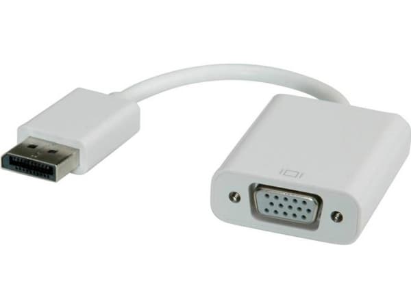 ROLINE DisplayPort-VGA Adapter, v1.2, DP M - VGA F, 0,15 mm