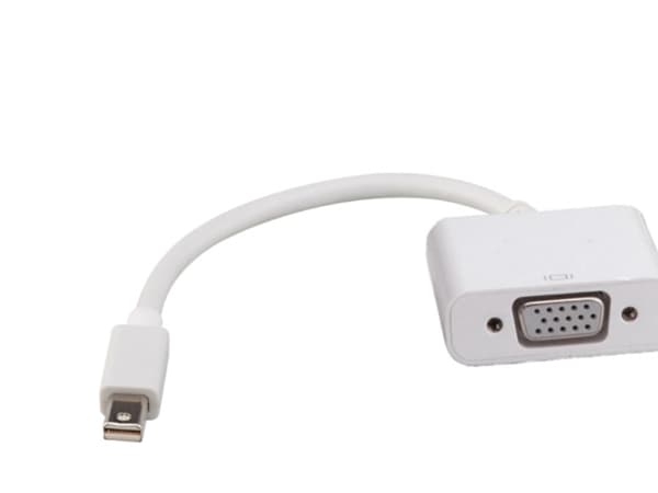 ROLINE Mini DisplayPort-VGA Adapter, v1.2, Mini DP M - VGA F white, Hvit