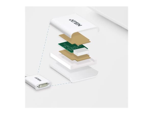 ATEN VC965-AT videokabelkobling DisplayPort DVI-I Hvit