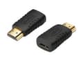 Miniatyrbild 1 av 5: MicroConnect - HDMI-adapter - HDMI hona till HDMI hane