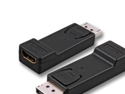 EFB Elektronik DisplayPort - HDMI, M/F, DisplayPort, HDMI, Sort