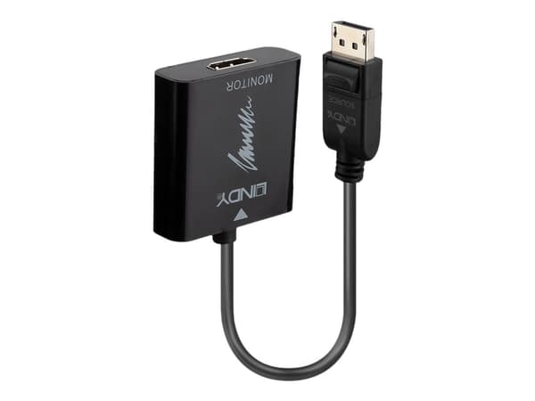 Lindy - Video adapter - DisplayPort hann til HDMI hunn - svart