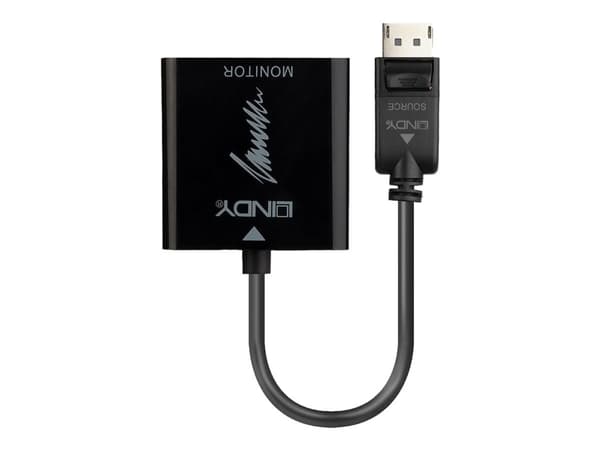 Lindy - Video adapter - DisplayPort hann til HDMI hunn - svart