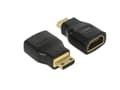 Miniatyrbild 5 av 5: Delock Adapter High Speed HDMI with Ethernet - HDMI Mini-C male > HDMI-A female 4K - HDMI-adapter - HDMI hona till 19 pin mini HDMI Type C hane - sva