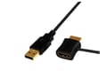 Miniatyrbilde 4 av 5: LogiLink CH0081, HDMI Type A (Standard), HDMI + USB, Hankjønn, Hunkjønn, Rett, Rett