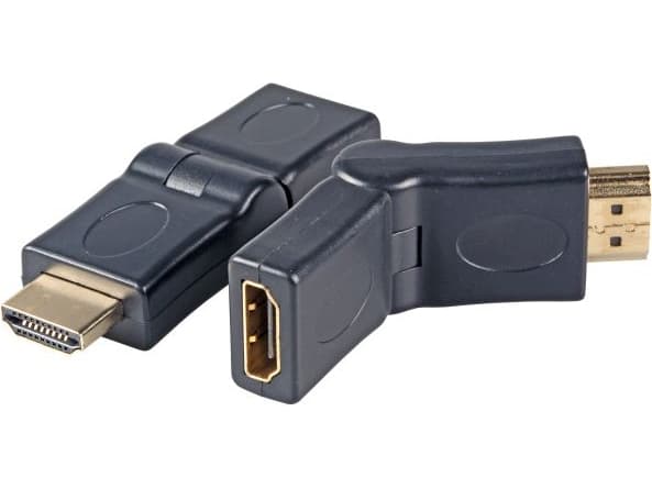 EFB-Elektronik HDMI+ adapter type A hann til type A hunn. 180° Produsent: EFB Elektronik (EB483)