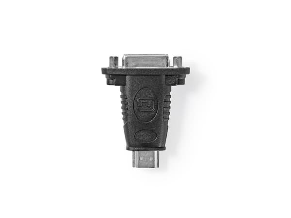 Nedis - HDMI-adapter - HDMI hann til DVI-D hunn - svart