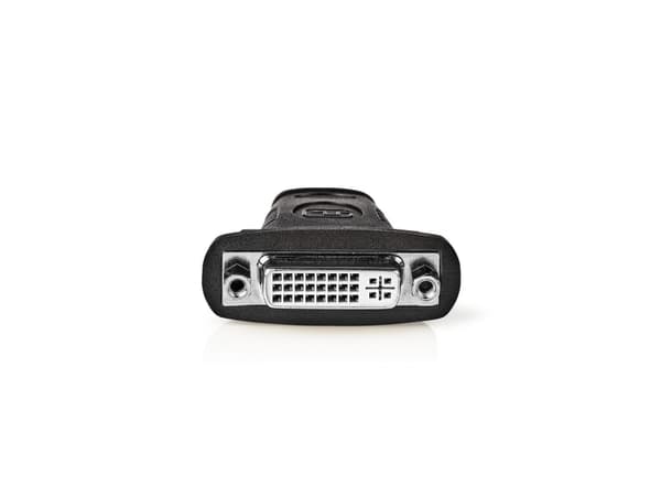 Nedis - HDMI-adapter - HDMI hann til DVI-D hunn - svart