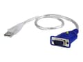 Miniatyrbilde 1 av 5: ATEN 2A-130G videokabelkobling 0,35 m USB Type-A VGA (D-Sub) Blå, Sølv