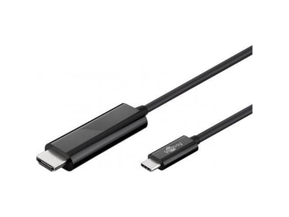 Goobay 77528, 1,8 m, USB Type-C, HDMI, Hanstik, Hanstik, Hanstik, USB