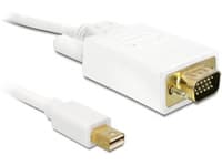 Delock - DisplayPort-kabel - Mini DisplayPort (hann) til HD-15 (VGA) (hann) - 2 m