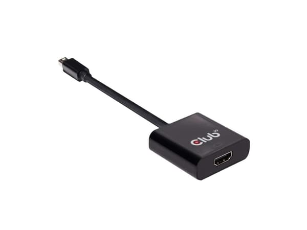 CLUB3D Mini DisplayPort 1.2 to HDMI 2.0 UHD Active Adapter