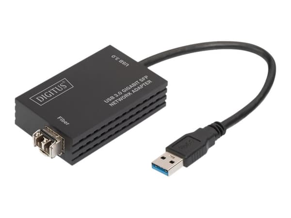DIGITUS DN-3026 - Nettverksadapter - USB 3.0 - Gigabit SFP x 1