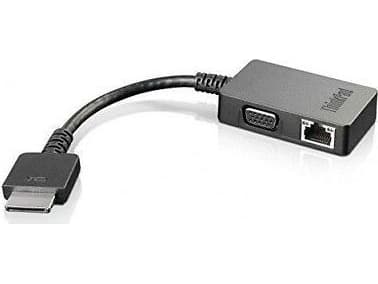 Lenovo RJ- 45 D-Sub (VGA), svart (FRU03X7014)