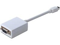 ASSMANN Electronic AK-340412-001-W, 0,15 m, Mini DisplayPort, VGA (D-Sub), Hankjønn, Hunkjønn, Rett