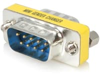StarTech.com Slimline seriell DB9-växlingskontakt - M/M - Seriell könbytare - DB-9 (hane) till DB-9 (hane) - för P/N: IC232TTL