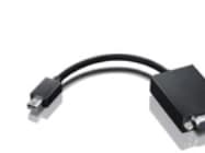 Lenovo - VGA-kabel - Mini DisplayPort (hane) till HD-15 (VGA) (hona) - 20 cm - för Lenovo ThinkPad Helix; ThinkPad L570; P51; T430; T430i; T431s; T47