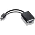 Miniatyrbild 5 av 5: Lenovo - VGA-kabel - Mini DisplayPort (hane) till HD-15 (VGA) (hona) - 20 cm - för Lenovo ThinkPad Helix; ThinkPad L570; P51; T430; T430i; T431s; T47