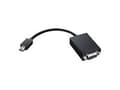 Miniatyrbild 1 av 5: Lenovo - VGA-kabel - Mini DisplayPort (hane) till HD-15 (VGA) (hona) - 20 cm - för Lenovo ThinkPad Helix; ThinkPad L570; P51; T430; T430i; T431s; T47