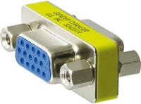 Goobay CAK ADAP D-SUB HD15 F/F gender changer, 15 pin HD, 15 pin HD