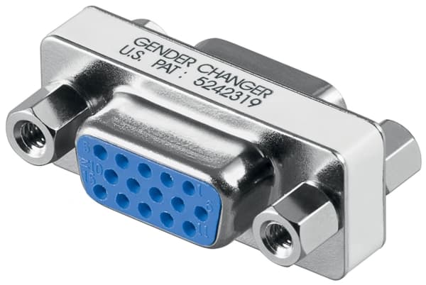 Goobay CAK ADAP D-SUB HD15 F/F gender changer, 15 pin HD, 15 pin HD
