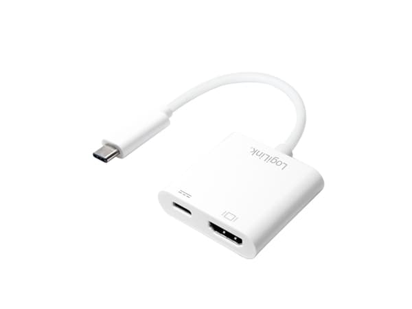 LogiLink 0,14 m, 2xUSB-C/HDMI, 3840 x 2160 pixlar