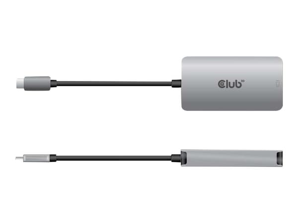 Club 3D - Videoadapteri - 24 pin USB-C han til DVI-I hun - 4K tuki
